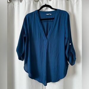 Blue Nordstrom Lush Blouse Size M